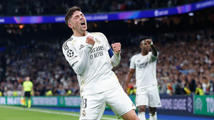 Federico Valverde teki Real Madridin ainoan kolmannen maalin ottelussa